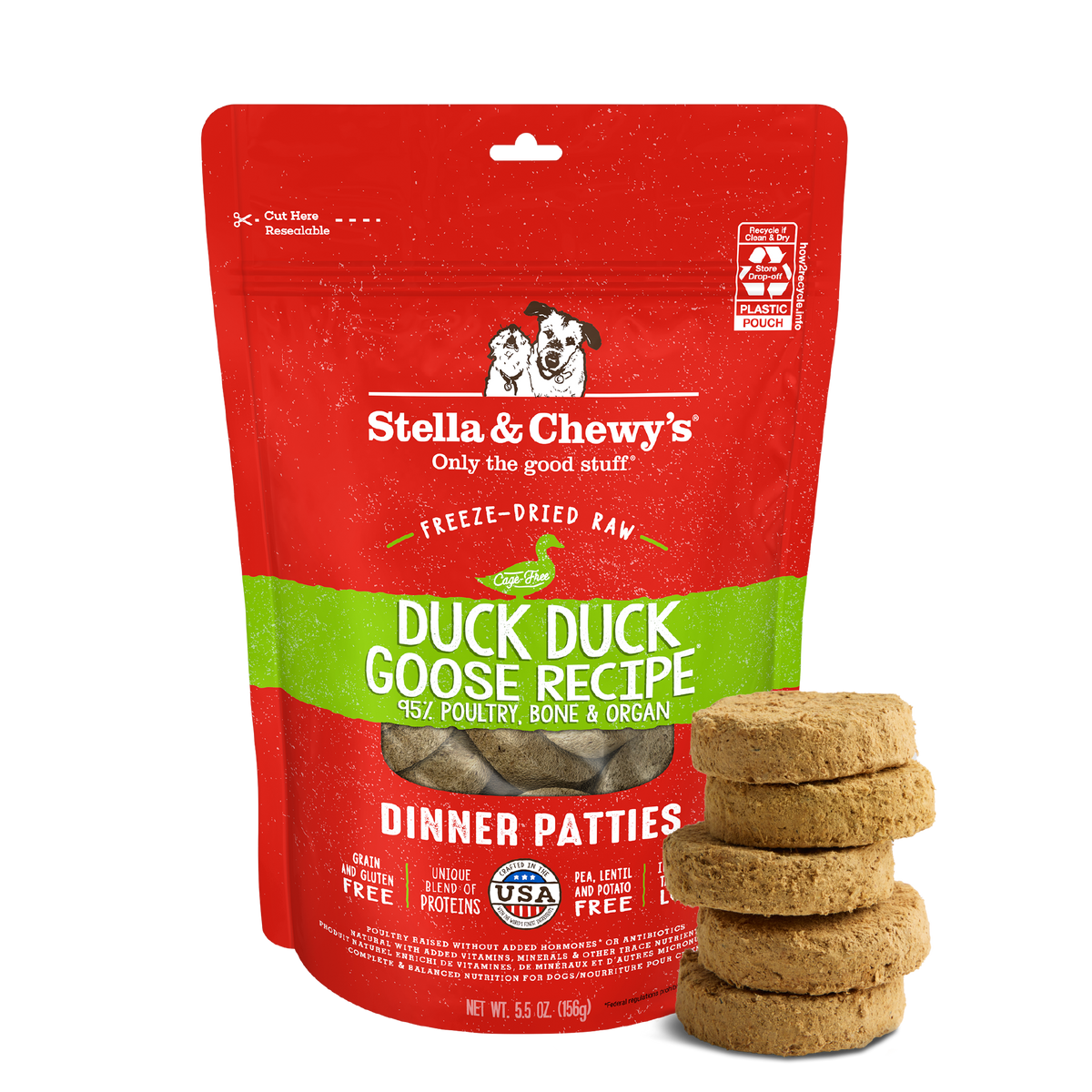 Cage-Free Duck Duck Goose SuperBlends for Dogs