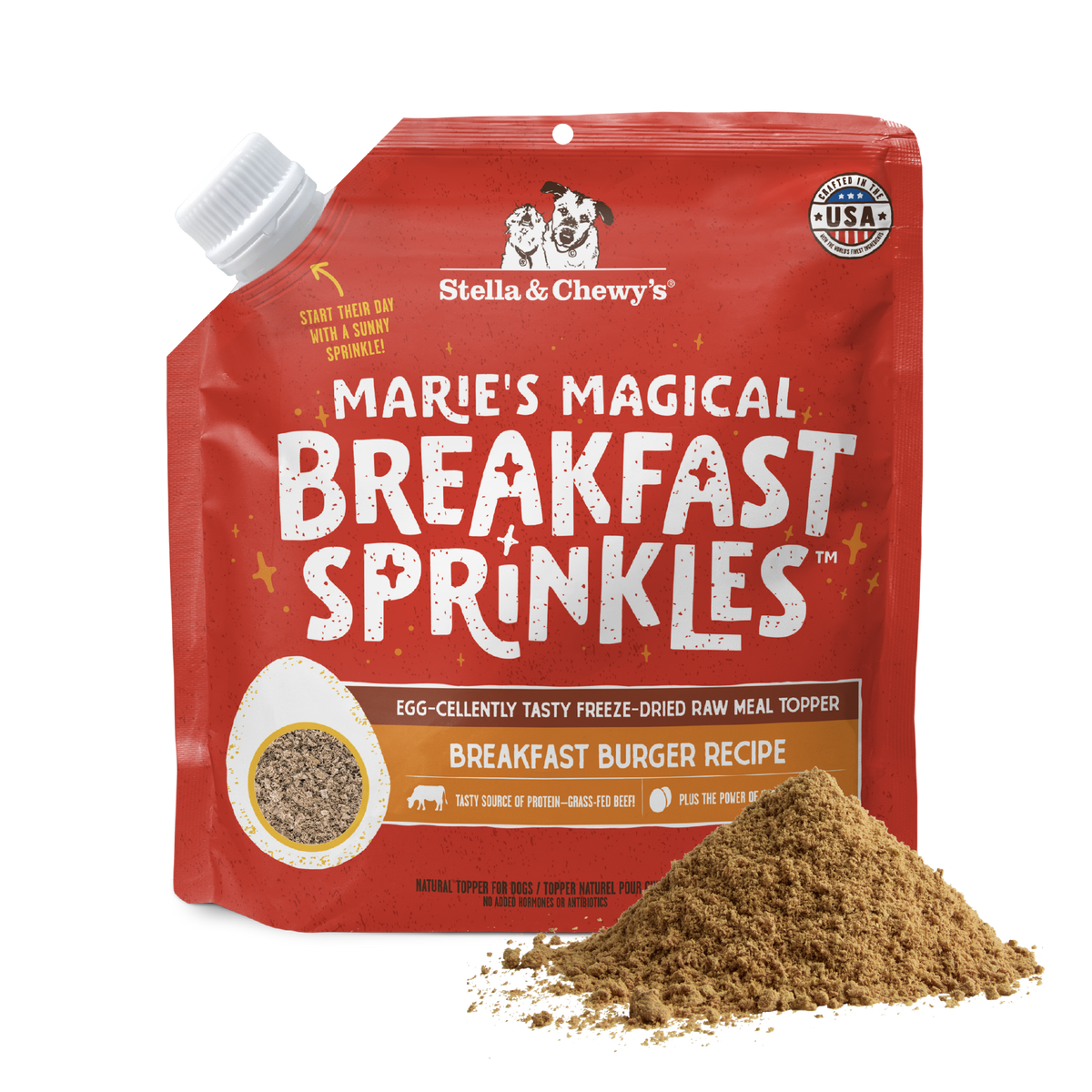 Marie’s Magical Breakfast Sprinkles Breakfast Burger for Dogs