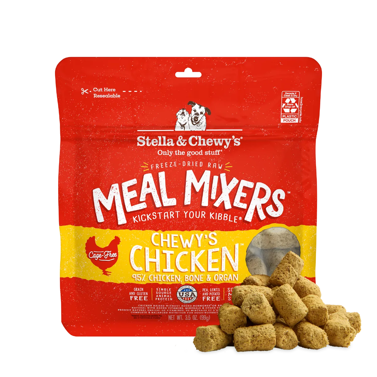 Chewy’s Chicken Meal Mixers pack, 3.5 oz