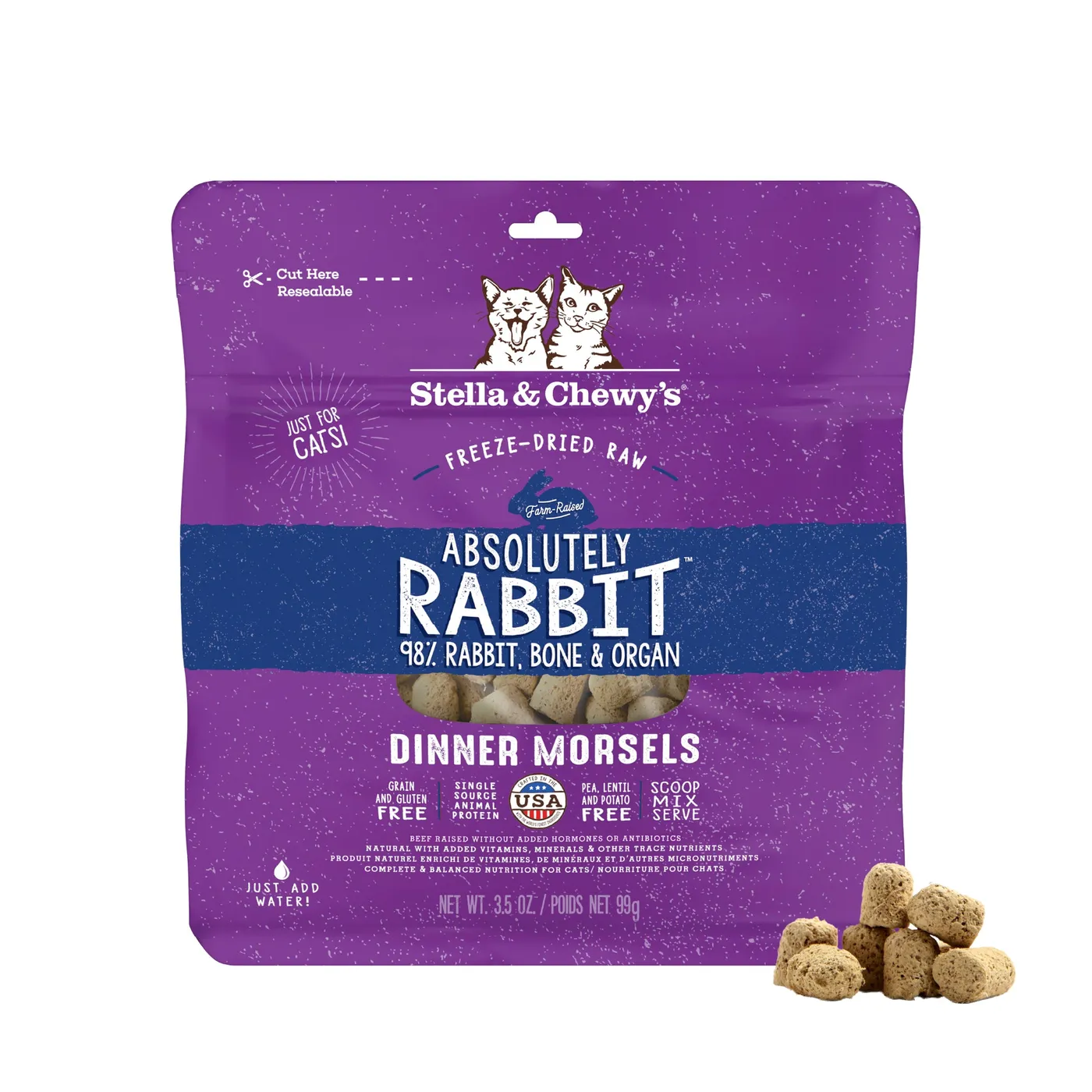 Absolutely Rabbit Dinner Morsels pack
