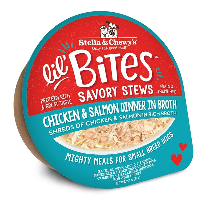 Lil’ Bites Savory Stews Chicken & Salmon cup